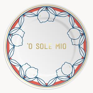 Piatto in porcellana 'O Sole Mio