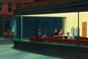 Posters, Stampe Edward Hopper - Nighthawks