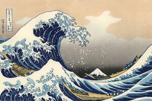 Posters, Stampe La Grande Onda di Kanawaga, Katsushika Hokusai