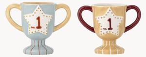 Set di 2 tazze per bambini dipinte a mano Trophy