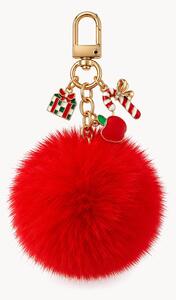 Portachiavi Fluffy Pom Pom