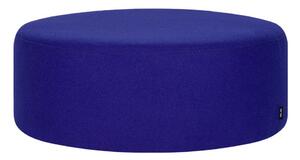 Poggiapiedi blu con rivestimento in lana Folk – noo.ma