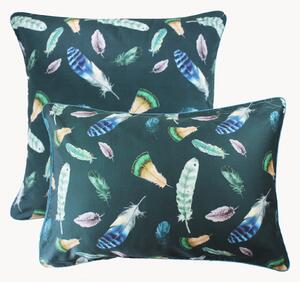 Federa in raso di cotone Feathers