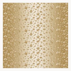 Tovaglia jacquard Mille Merry Degrade Or
