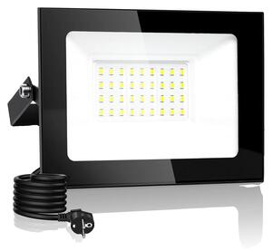 Fari a LED, impermeabili, ad alta efficienza energetica, 30W, 3000K, confezione da 5 pezzi