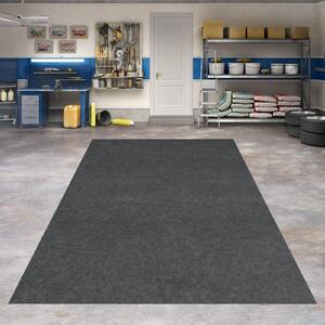 Costway Tappetino per garage lavabile e riutilizzabile con nastro biadesivo, Tappeto assorbente d'olio impermeabile per auto e moto per officina