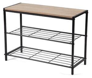 Scarpiera nera in acciaio 63x44x30 cm Asten – Bonami Essentials