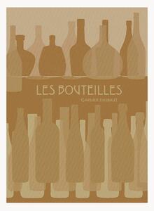 Set di 4 strofinacci jacquard Les Bouteilles Chaume