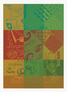 Set di 2 strofinacci jacquard Espelette Tor50 Basque