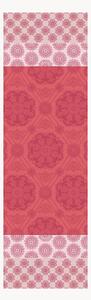 Runner da tavolo jacquard Mille Rosaces Framboise