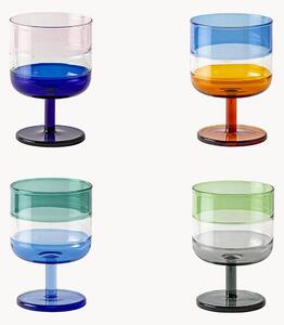 Set di 4 bicchieri da vino Stacks