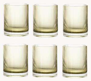 Set di 6 bicchieri Rigatino