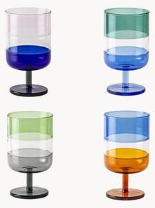 Set di 4 bicchieri da vino Stacks