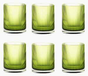 Set di 6 bicchieri Rigatino