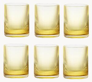 Set di 6 bicchieri Rigatino