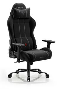 Sedia gaming in tessuto nera Diablo X-One 2.0 Burned Black Normal