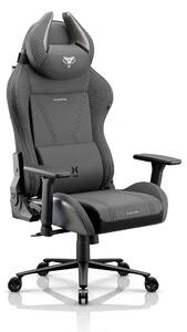 Sedia gaming grigia in tessuto X-Horn 2.0 Rainbow Grey, Normal