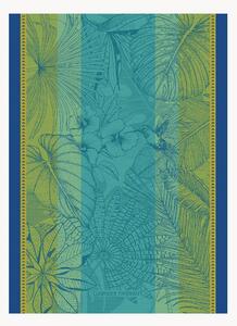Set di 4 strofinacci in cotone jacquard Plantes