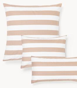 Federa reversibile in cotone a righe Lorena