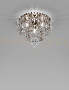 Ecos lampadario da soffitto 60a cristallo rigadin bronzo satinato 3