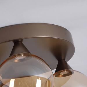 Searchlight Plafoniera soffitto Opus, dimmerabile, Bronzo / Ottone antico, Soggiorno / Sala da pranzo, Metallo, Plafoniera