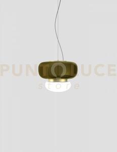 Faro sospensione p verde antico bianco ottone verniciato l2202 led 