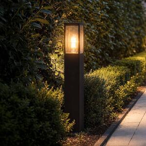 Searchlight Lampione Dubai, nero, ABS, policarbonato, E27 Dubai, Nero, Plastica, Moderno
