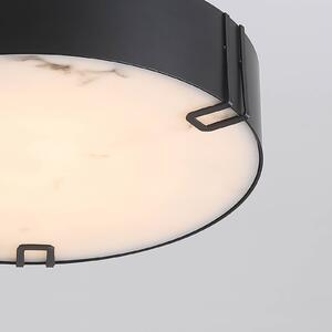 Searchlight Plafoniera soffitto Marmo, dimmerabile, Nero, Bagno, Metallo, Plafoniera
