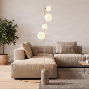 Lampada da terra Etno LP4 EMIBIG LIGHTING, Crema / Ambra, Soggiorno / Sala da pranzo, Vetro, Moderno, Lampada da terra