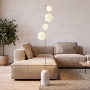 Lampada da terra Etno LP4 EMIBIG LIGHTING, Bianco / Opale, Soggiorno / Sala da pranzo, Vetro, Moderno, Lampada da terra