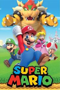 Posters, Stampe Super Mario - Character Montage, (61 x 91.5 cm)
