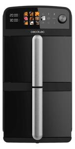 Cecotec Friggitrice ad Aria 10 Litri con Doppio Cestello (5+5) Potenza 2400W con Termostato Regolabile colore Nero Cecofry DuoLevel 10000 - A01_EU0