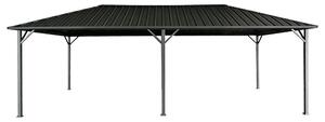 Gazebo da giardino Itaka 3x6 con zanzariera antracite Garden Point