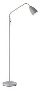 Lampada da terra LED grigia con paralume in metallo e intensità regolabile (altezza totale 140 cm) Patro – Markslöjd
