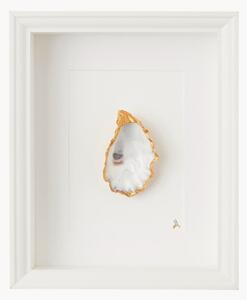 Decorazione da parete con conchiglia dorata Aoife
