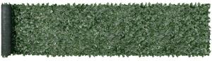Recinto per la privacy 990x5020 mm - Schermo verde artificiale - Recinto di edera con supporto in rete e collegamento rinforzato - Siepe artificiale con foglie di vite come decorazione per giardino, cortile, balcone