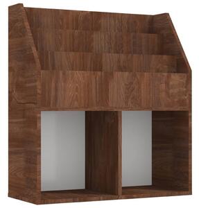 Libreria per bambini in rovere marrone 71x30x78,5 cm Materiale a base di legno