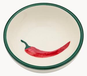 Ciotola per snack dipinta a mano Peperoncino