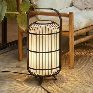 Lucande Lampada per terrazza Tayori, nera, 64 cm, IP44 Tayori, Nero, Alluminio, Design