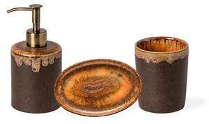 Dispenser per sapone marrone in gres Poterie Bath – Casafina