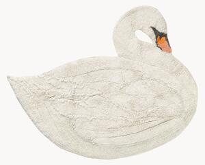Tappeto per bambini fatto a mano Swan Lake, lavabile