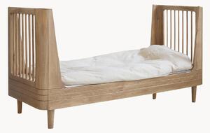 Letto per bambini in legno di quercia fatto a mano Nature 2.0, larg. 73 x lung. 165 cm
