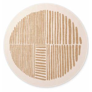 Tappeto da interno/esterno rotondo color crema/di colore naturale ø 200 cm Haringey Bounds – Ted Baker