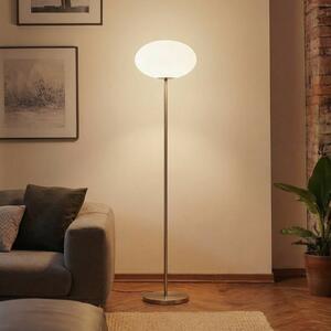 Lampada da terra Sonika Lindby, Alluminio / Grigio / Zincato, Soggiorno / Sala da pranzo, Metallo, Lampada da terra