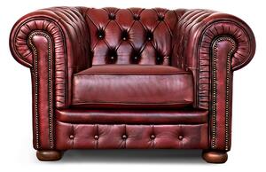 Divano Chesterfield in Pelle Primo Fiore Premium – Iconico, Finiture di Pregio