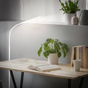 Briloner Lampada da terra a LED Mura, dimmerabile, Bianco / Opale, Soggiorno / Sala da pranzo, Plastica, Moderno, Lampada LED da terra