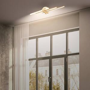 Briloner Plafoniera a LED Tinka, Alluminio / Grigio / Zincato, Soggiorno / Sala da pranzo, Metallo, Moderno, Plafoniera LED
