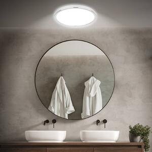 Briloner Plafoniera Pulap, Cromo / Argento, Bagno, Metallo, Moderno, Plafoniera