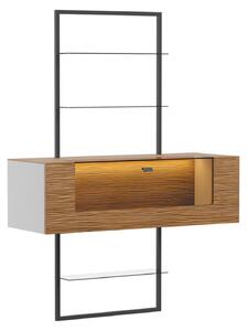 Armadio di design parete divisoria scaffali soggiorno sistema di armadi mobili per ufficio 160cm