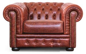 Divano Chesterfield in Pelle Primo Fiore Premium – Iconico, Finiture di Pregio